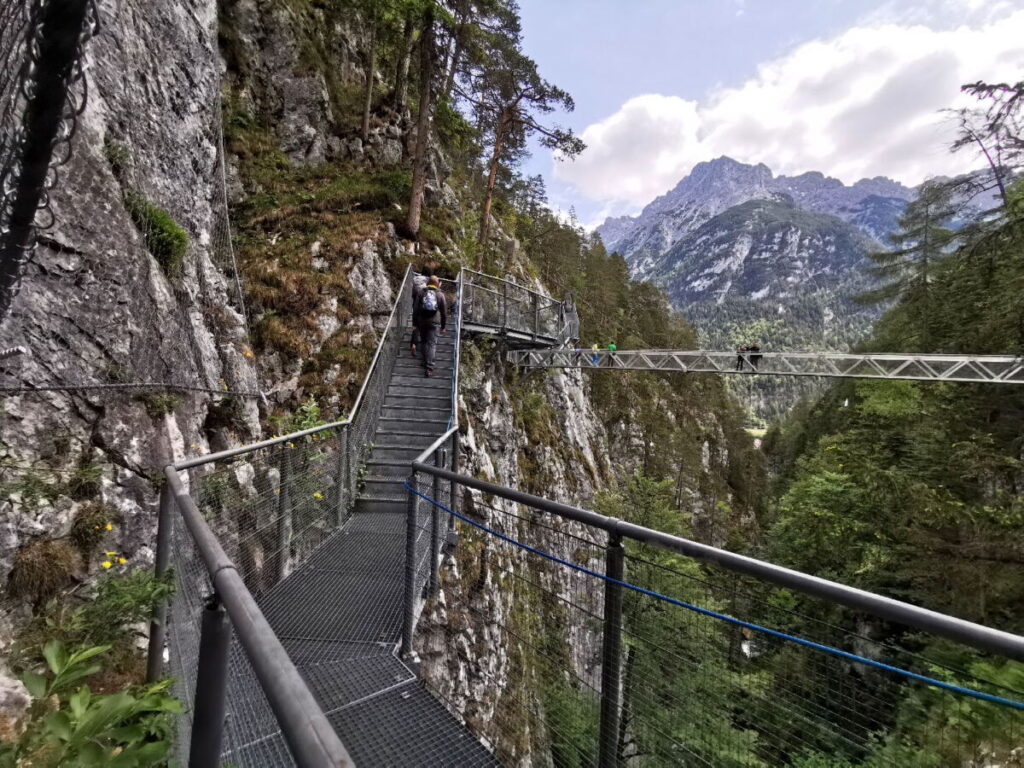 München Ausflug mit Kindern in die Leutaschklamm