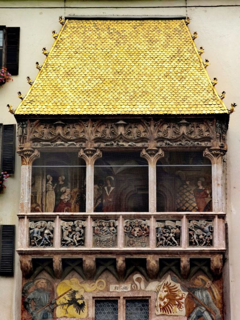 Ausflugsziele Österreich - das Goldene Dachl in Innsbruck