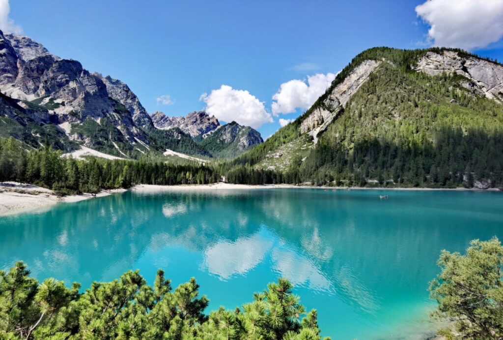 Italien Ausflugsziele - Pragser Wildsee in den Dolomiten