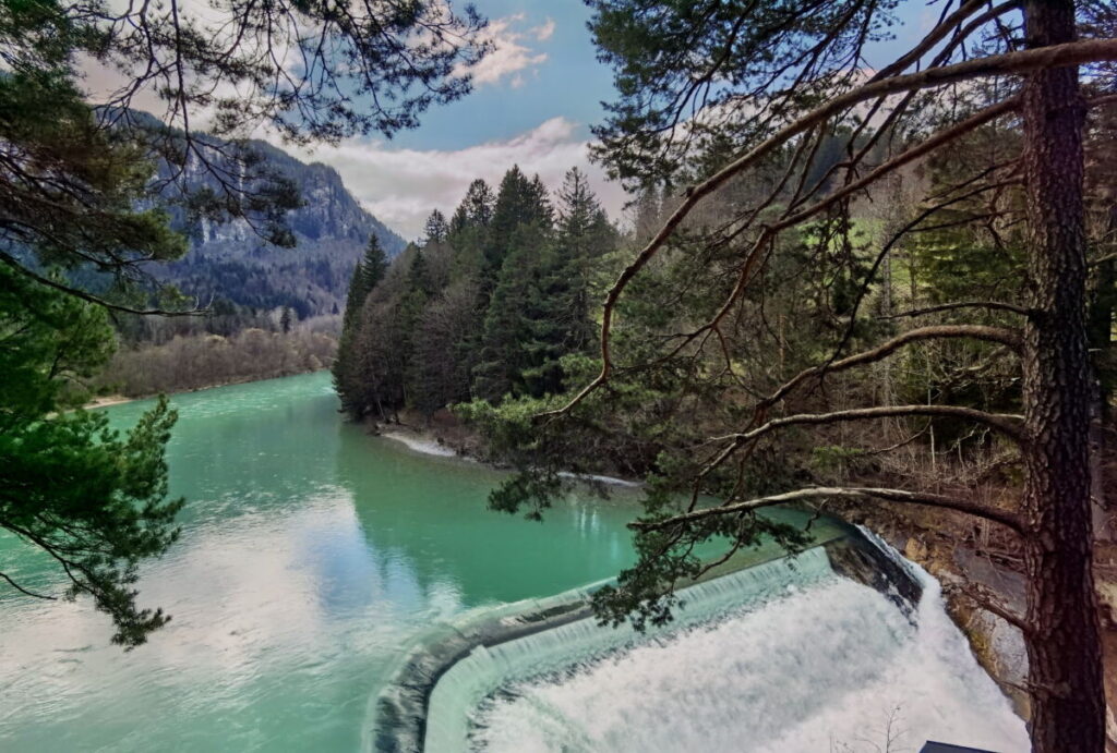 Ausflug mit Kindern München - an den Lechfall im Allgäu