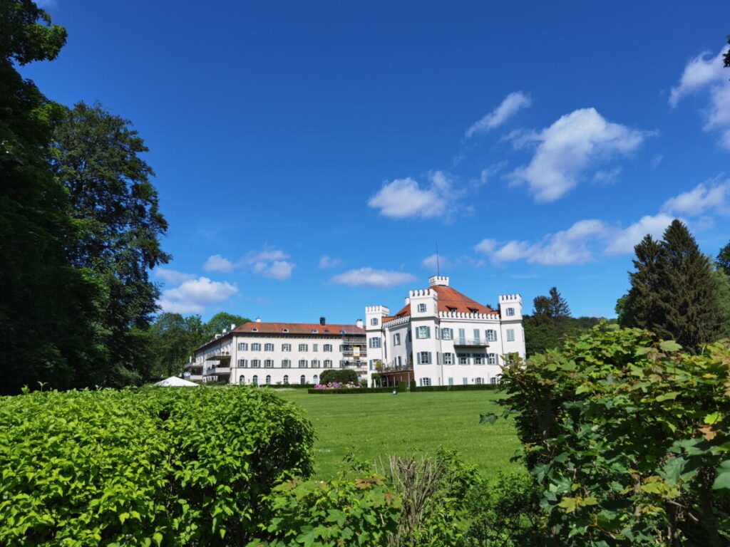 Das Schloss Possenhofen in Pöcking